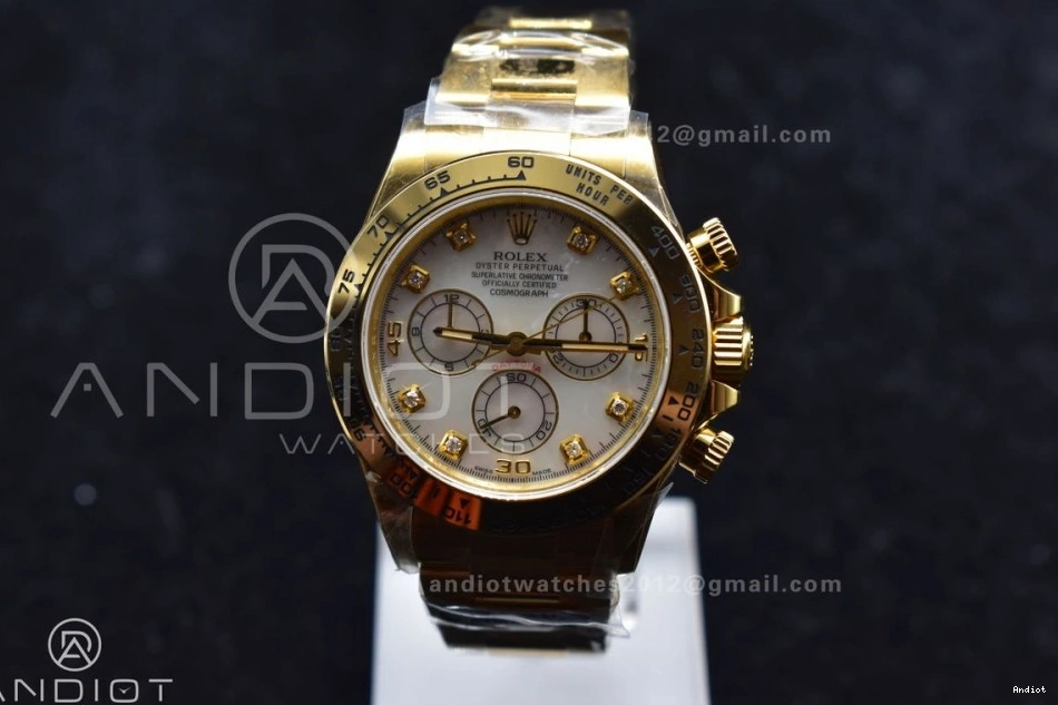 116508 Best YG Clean 1:1 Bracelet Oyster On SA4130 Edition Dial Daytona YG 0412